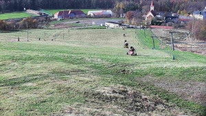 Skiareál Hlubočky - Horní část sjezdovky skiareálu Hlubočky - 31.10.2025 v 12:15 Skiareál Hlubočky - Horní část sjezdovky skiareálu Hlubočky - 31.10.2025 v 12:15