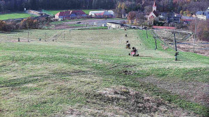 Skiareál Hlubočky - Horní část sjezdovky skiareálu Hlubočky - 31.10.2025 v 12:50 Skiareál Hlubočky - Horní část sjezdovky skiareálu Hlubočky - 31.10.2025 v 12:50