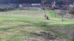 Skiareál Hlubočky - Horní část sjezdovky skiareálu Hlubočky - 31.10.2025 v 14:30 Skiareál Hlubočky - Horní část sjezdovky skiareálu Hlubočky - 31.10.2025 v 14:30
