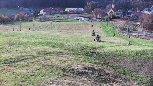 Skiareál Hlubočky - Horní část sjezdovky skiareálu Hlubočky - 31.10.2025 v 14:40 Skiareál Hlubočky - Horní část sjezdovky skiareálu Hlubočky - 31.10.2025 v 14:40