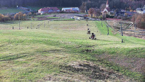 Skiareál Hlubočky - Horní část sjezdovky skiareálu Hlubočky - 31.10.2025 v 14:45 Skiareál Hlubočky - Horní část sjezdovky skiareálu Hlubočky - 31.10.2025 v 14:45