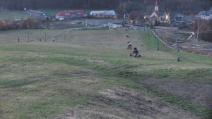 Skiareál Hlubočky - Horní část sjezdovky skiareálu Hlubočky - 31.10.2025 v 16:50 Skiareál Hlubočky - Horní část sjezdovky skiareálu Hlubočky - 31.10.2025 v 16:50