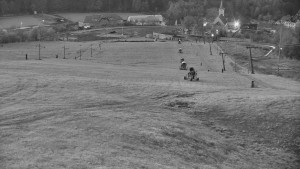 Skiareál Hlubočky - Horní část sjezdovky skiareálu Hlubočky - 31.10.2025 v 17:00 Skiareál Hlubočky - Horní část sjezdovky skiareálu Hlubočky - 31.10.2025 v 17:00