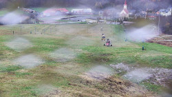 Horní část sjezdovky skiareálu Hlubočky