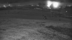 Horní část sjezdovky skiareálu Hlubočky