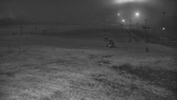 Horní část sjezdovky skiareálu Hlubočky