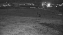 Horní část sjezdovky skiareálu Hlubočky