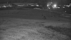 Horní část sjezdovky skiareálu Hlubočky