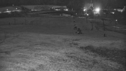 Horní část sjezdovky skiareálu Hlubočky