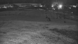 Horní část sjezdovky skiareálu Hlubočky