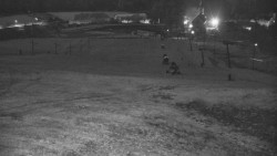 Horní část sjezdovky skiareálu Hlubočky