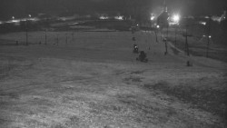 Horní část sjezdovky skiareálu Hlubočky