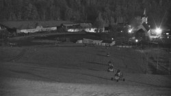 Horní část sjezdovky skiareálu Hlubočky