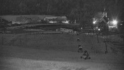 Horní část sjezdovky skiareálu Hlubočky