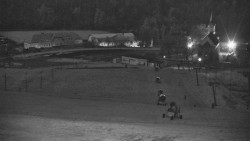 Horní část sjezdovky skiareálu Hlubočky