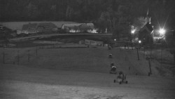 Horní část sjezdovky skiareálu Hlubočky