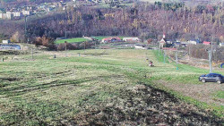 Horní část sjezdovky skiareálu Hlubočky