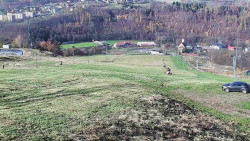 Horní část sjezdovky skiareálu Hlubočky