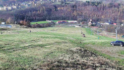 Horní část sjezdovky skiareálu Hlubočky