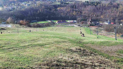 Horní část sjezdovky skiareálu Hlubočky