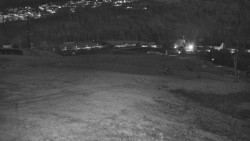 Horní část sjezdovky skiareálu Hlubočky