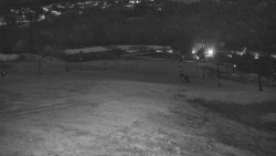 Horní část sjezdovky skiareálu Hlubočky