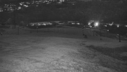 Horní část sjezdovky skiareálu Hlubočky