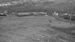 Horní část sjezdovky skiareálu Hlubočky