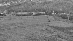 Horní část sjezdovky skiareálu Hlubočky