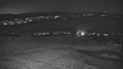 Horní část sjezdovky skiareálu Hlubočky