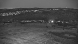 Horní část sjezdovky skiareálu Hlubočky