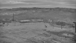 Horní část sjezdovky skiareálu Hlubočky