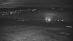 Horní část sjezdovky skiareálu Hlubočky