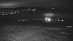 Horní část sjezdovky skiareálu Hlubočky