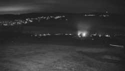 Horní část sjezdovky skiareálu Hlubočky