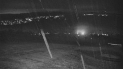 Horní část sjezdovky skiareálu Hlubočky