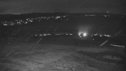 Horní část sjezdovky skiareálu Hlubočky