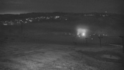 Horní část sjezdovky skiareálu Hlubočky