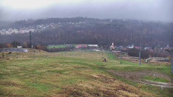 Horní část sjezdovky skiareálu Hlubočky