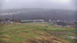 Horní část sjezdovky skiareálu Hlubočky