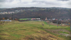 Horní část sjezdovky skiareálu Hlubočky