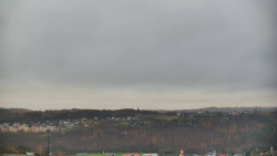 Horní část sjezdovky skiareálu Hlubočky