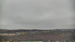 Horní část sjezdovky skiareálu Hlubočky