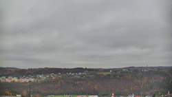 Horní část sjezdovky skiareálu Hlubočky