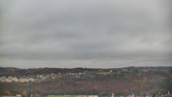 Horní část sjezdovky skiareálu Hlubočky