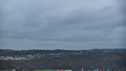 Horní část sjezdovky skiareálu Hlubočky