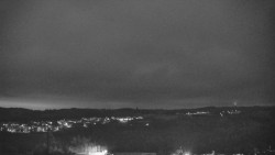 Horní část sjezdovky skiareálu Hlubočky