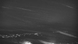 Horní část sjezdovky skiareálu Hlubočky