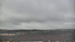 Horní část sjezdovky skiareálu Hlubočky