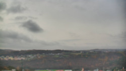 Horní část sjezdovky skiareálu Hlubočky